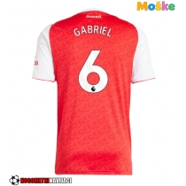 Moške Nogometnih dresov Arsenal Gabriel Magalhaes #6 Domači 2025-26 Kratki rokavi